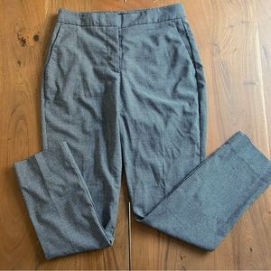 ZARA Pants Womens Black and White Houndstooth Straight Leg Classic Office Size 4